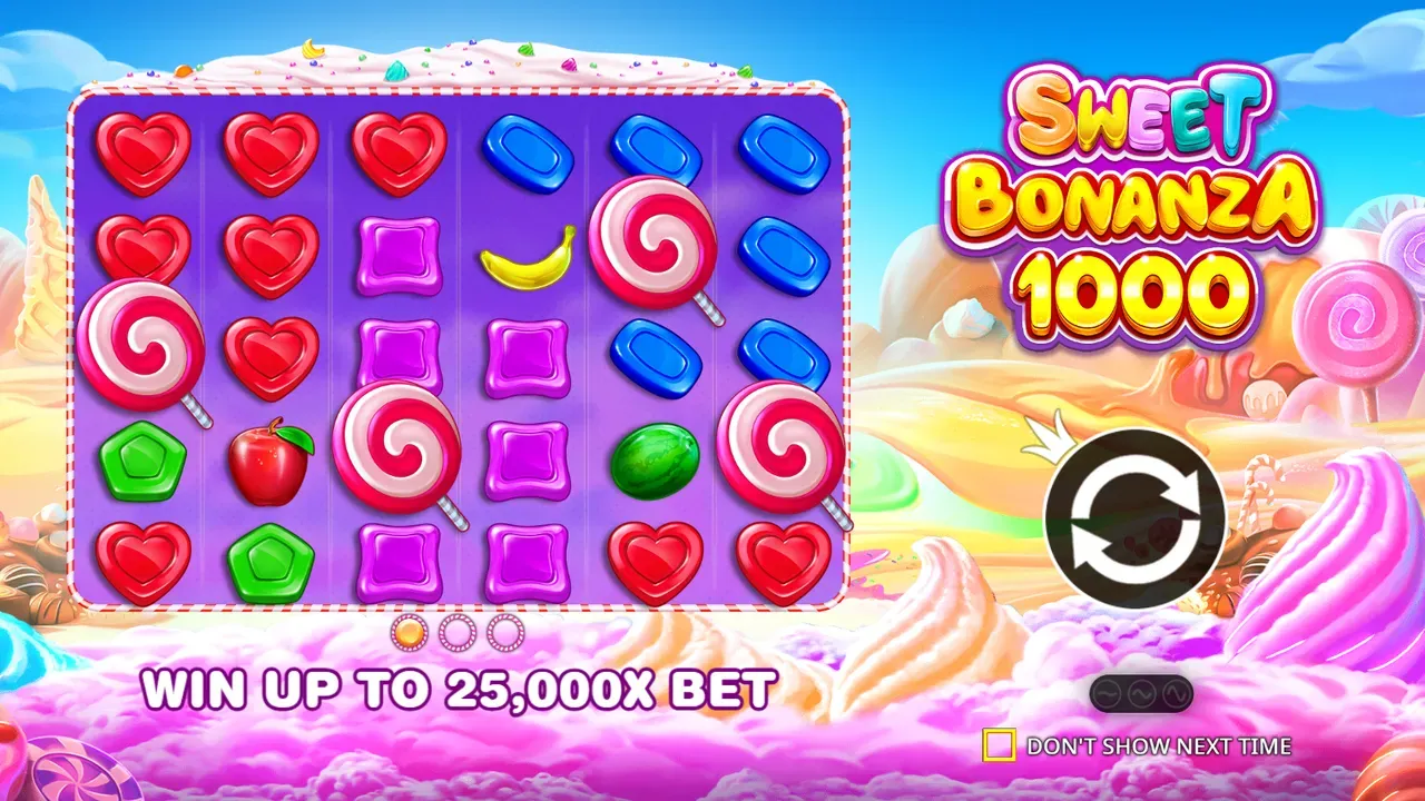 Sweet Bonanza 1000 demo loading screen